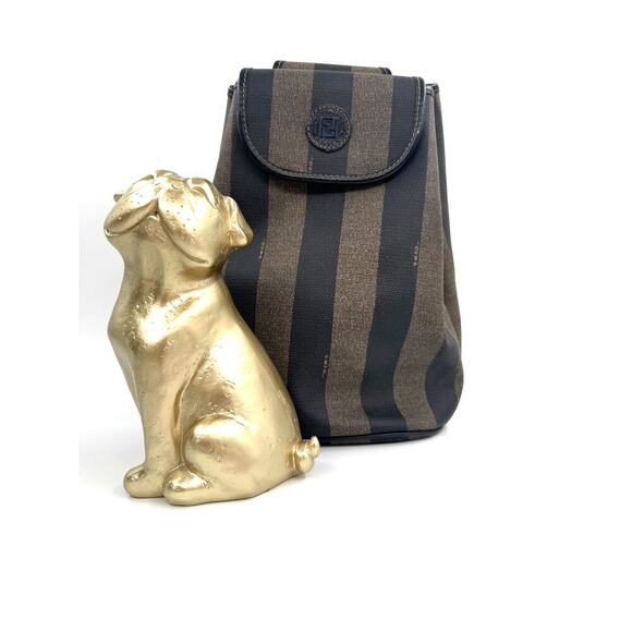 Fendi Handbags - Fendi Striped Pequin Sling Bag Backpack